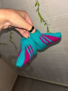 Handmade Knitted Baby Booties