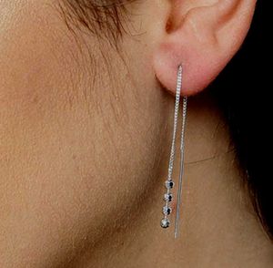 925 Sterling Silver Threader Drop Earrings