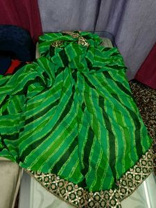 Ready To Wear Lehariya Saree