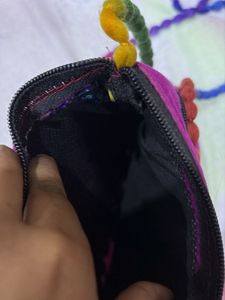 Embroidered Sling Bag