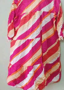 Striped Tiered Dress