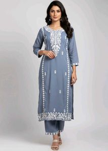 Elegant Embroidered Kurta