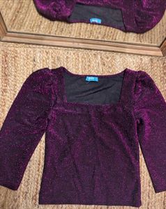 Sparkly Purple Top