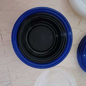 Set Of 10 +1 Large Biryani Plastic Food Container