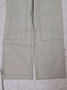 Beige Cargo Pants