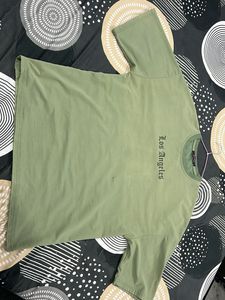 Olive Green "Los Angeles" Graphic Tee