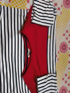 Striped Long Sleeve Top