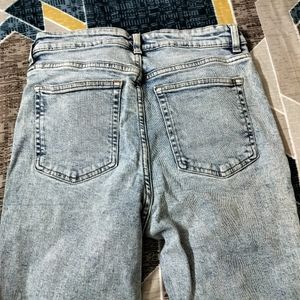 Faded Blue Skinny Jeans
