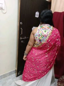 Embroidered Mirror Work Blouse