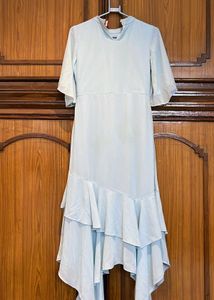 Elegant Ruffled Midi Dress