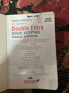 Double entry book keeping financial accounting