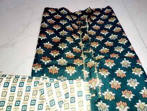 Floral Print Salwar Kameez Set