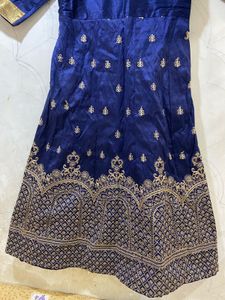 Elegant Blue Ethnic Gown