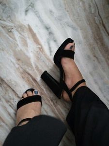 Black Heels - Size 4