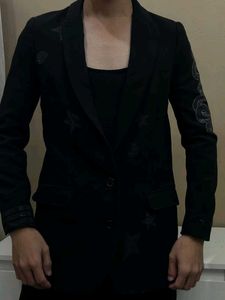 zadigvoltaire rhinestones blazer