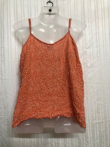 Bel &amp; Bo Orange Sleeveless Top