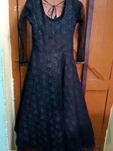 Black Colour Only Anarkali Suit For Women