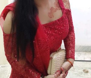 Red Sequin Lehenga