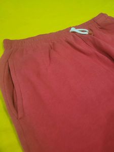 Red Casual Trousers for ladies