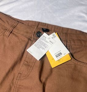 H&amp;M Brown Mini Skirt