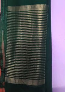 Elegant Green Saree