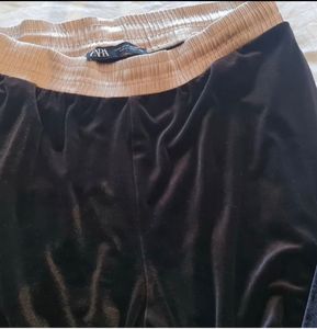 Zara Velvet Joggers