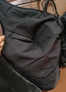 Black Halter Blouse