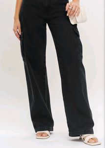 Charcoal Cargo Jeans