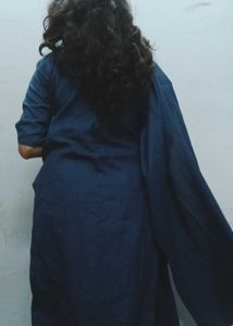 Elegant Blue Kurta Xl  Size Pinterest Simple Suit