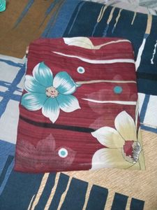 Floral Print Saree