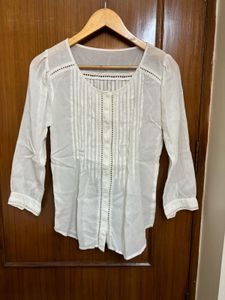 Embroidered White Shirt
