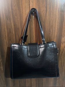 Stylish Black Tote Bag