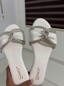 White Casual Sandals