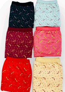 Bird Print Cotton Panties - 3 Pack