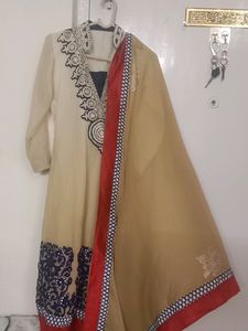 Brand new Anarkali suit with chudidar, dupatta