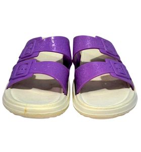 Women’s Stylish Double-Strap Buckle Slide-Sandal