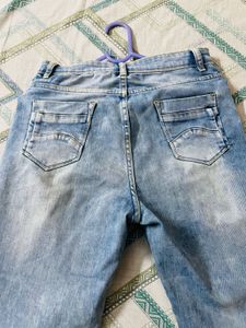 Light Wash Slim Fit Denim Jeans