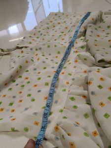 Off-White Kurta Set with Zipper Detail