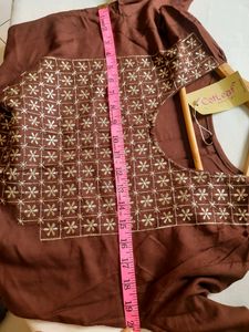 Brown Fancy Kurta