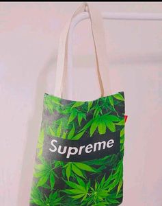 Supreme Leaf Print Tote