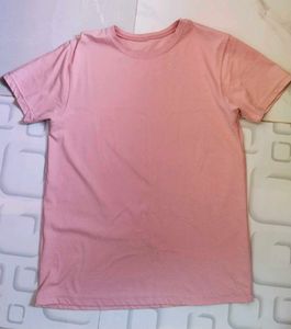 Pink Plain Tshirt