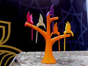 Bird Tree Toothpin Stirrers