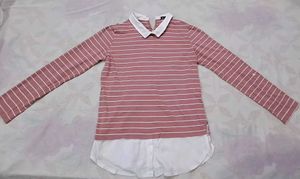 Striped Long Sleeve Top