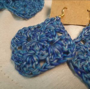 Crochet Granny Square Earrings