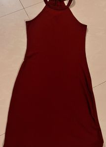 Marrroon Dress
