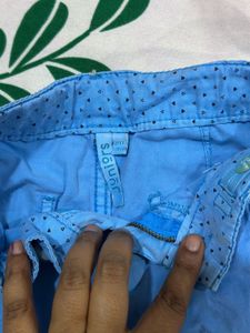 Blue Cotton Shorts -2-3 Year Good Condition