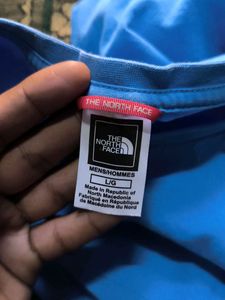 North Face Blue Graphic Tee