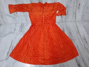 Chic Orange Dress