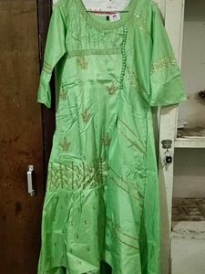 NEW Ethnic Grand Green long gown
