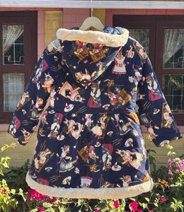 Girl's Patterned Coat